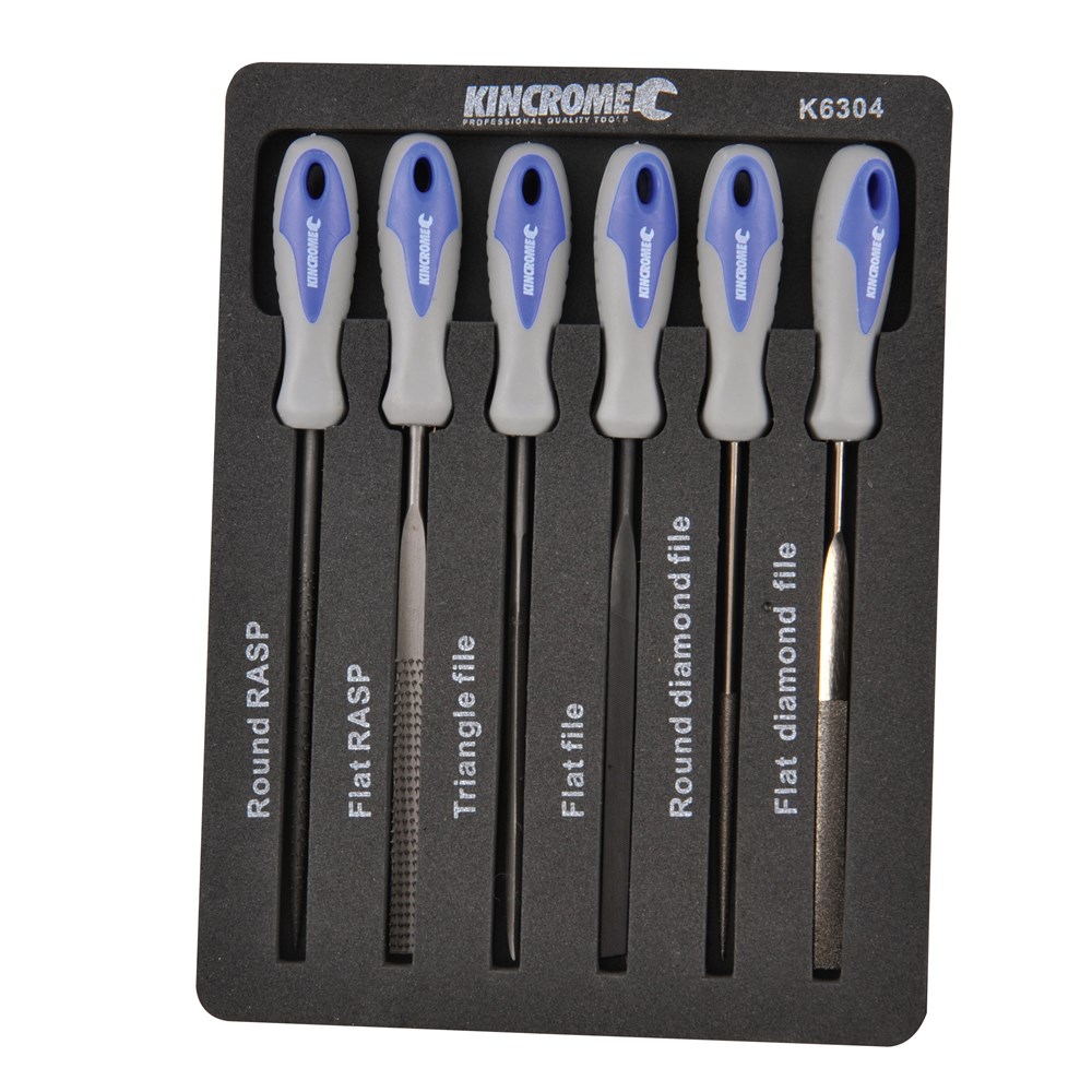 KINCROME MINI FILE SET 100MM 6 PCE